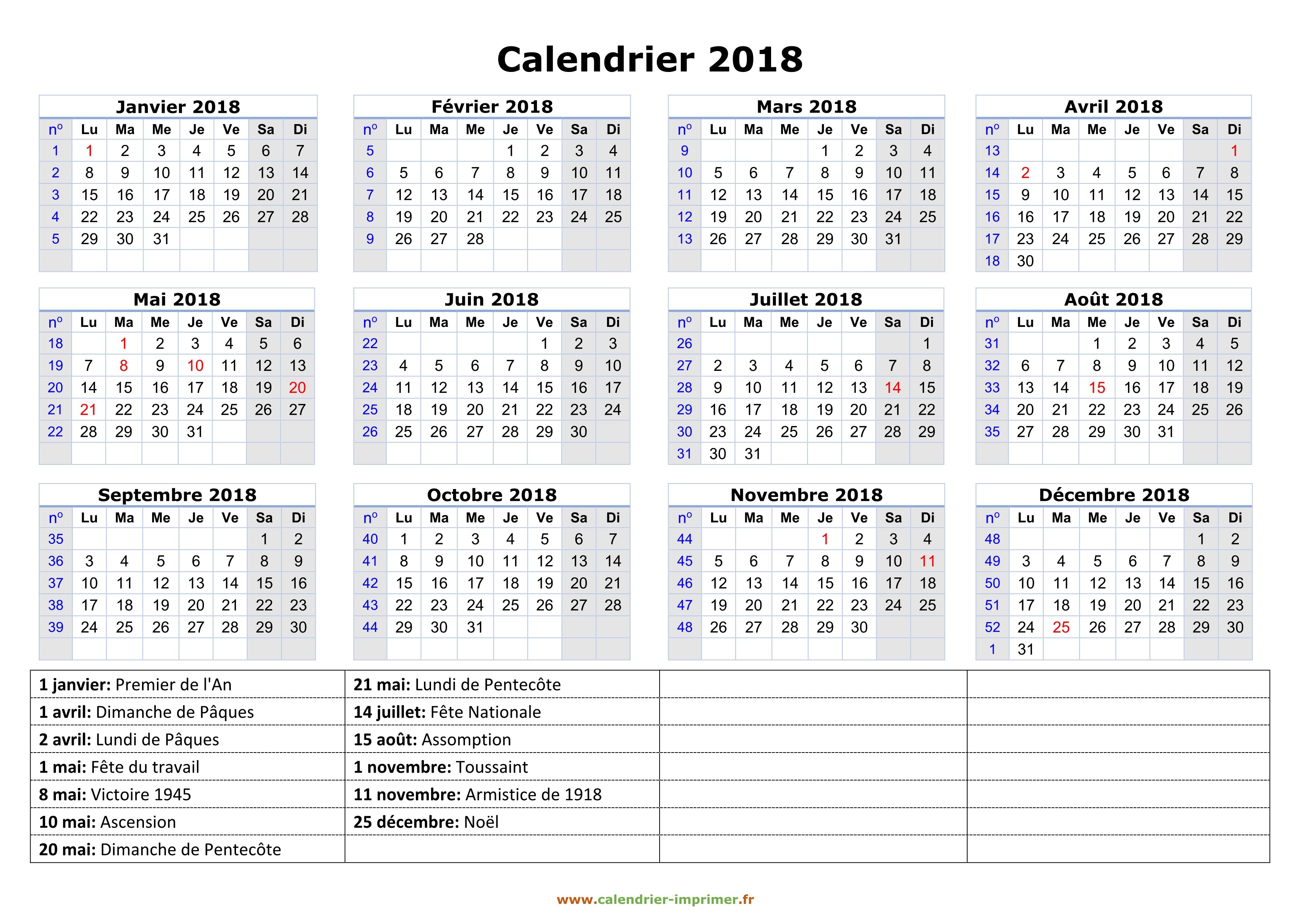 Calendrier Mensuel 2018 Et 2019 À Imprimer Calendrier Août 2018 à