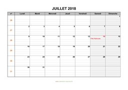 calendrier juillet 2018 modele 05