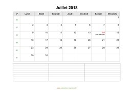 calendrier juillet 2018 modele 07