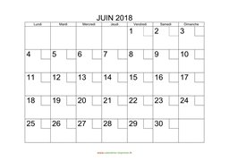calendrier juin 2018 modele 02