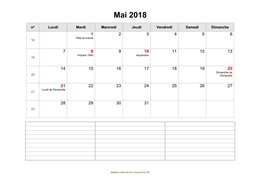 calendrier mai 2018 modele 07