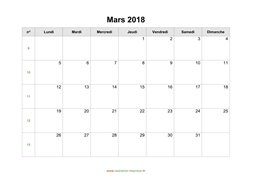 calendrier mars 2018 modele 03
