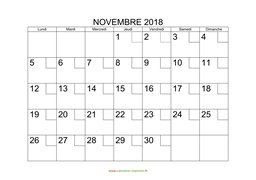 calendrier novembre 2018 modele 02