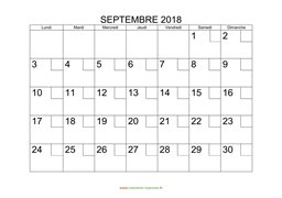 calendrier septembre 2018 modele 02