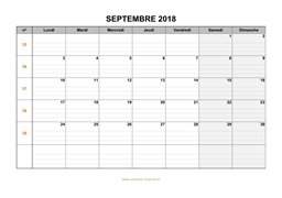 calendrier septembre 2018 modele 05