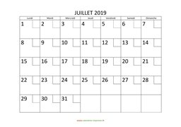 calendrier juillet 2019 modele 02