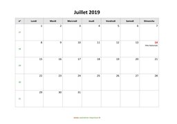 calendrier juillet 2019 modele 03