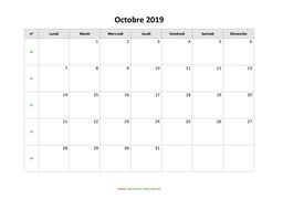 calendrier octobre 2019 modele 03