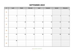 calendrier septembre 2019 modele 05