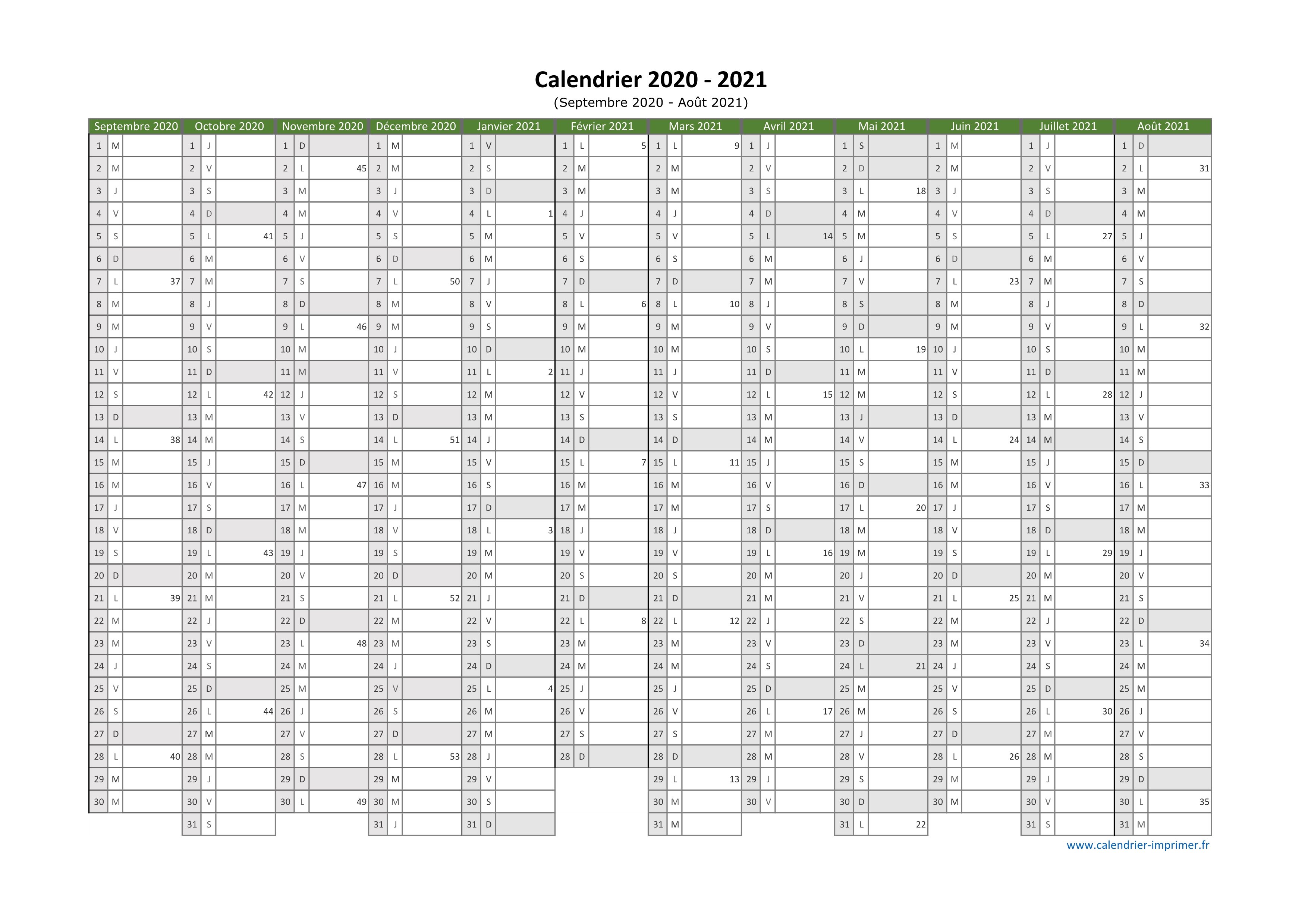 der Wohlstand Nachbarschaft Samen calendrier 2020 2021 a imprimer ...