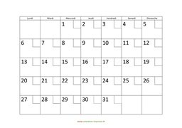calendrier mensuel 2020 modele 02