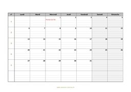 calendrier mensuel 2020 modele 05