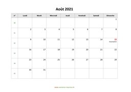 calendrier août 2021 modele 03