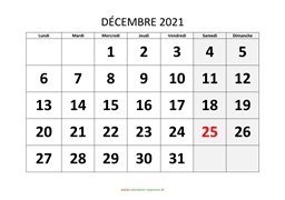calendrier décembre 2021 modele 01