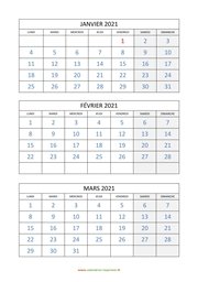 calendrier mensuel 2021 modele 04