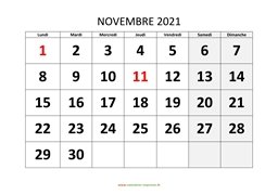 calendrier novembre 2021 modele 01
