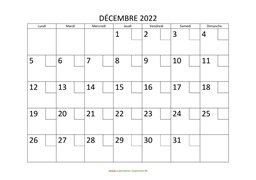 calendrier décembre 2022 modele 02
