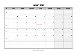calendrier juillet 2022 modele 05