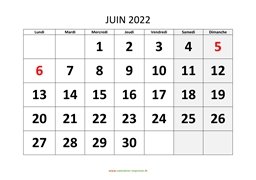 calendrier juin 2022 modele 01