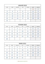 calendrier mensuel 2022 modele 04