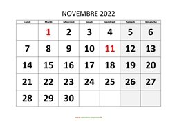 calendrier novembre 2022 modele 01