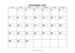 calendrier novembre 2022 modele 02