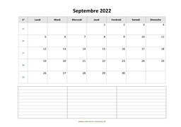 calendrier septembre 2022 modele 07