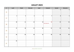 calendrier juillet 2023 modele 05