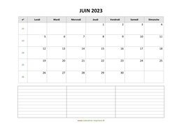 calendrier juin 2023 modele 07