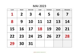 calendrier mai 2023 modele 01