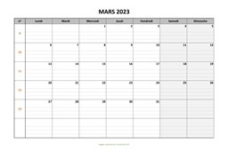 calendrier mars 2023 modele 05
