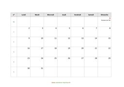 calendrier mensuel 2023 modele 03