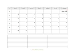 calendrier mensuel 2023 modele 07