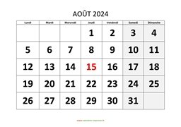 calendrier août 2024 modele 01