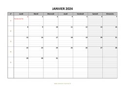calendrier janvier 2024 modele 05