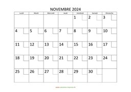 calendrier novembre 2024 modele 02