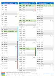 Calendrier scolaire pour Avril à Juin 2020 portrait 2