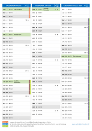 Calendrier scolaire pour Mai à Juillet 2020 portrait 2