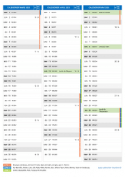 Calendrier scolaire pour Mars à Mai 2020 portrait 2