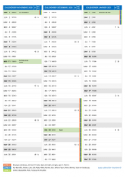 Calendrier scolaire pour Novembre 2020 à Janvier 2021 portrait 2