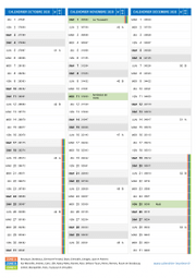 Calendrier scolaire pour Octobre à Décembre 2020 portrait 2