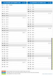 Calendrier scolaire pour Septembre et Octobre 2020 portrait 2