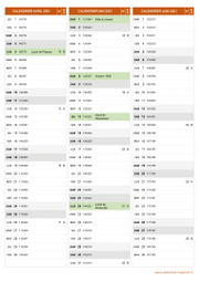 Calendrier pour les mois de Avril à Juin 2021 portrait 2