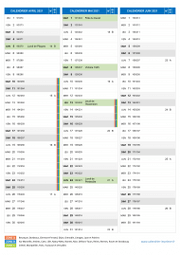 Calendrier scolaire pour Avril à Juin 2021 portrait 2