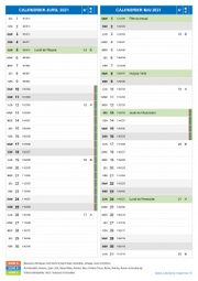 Calendrier scolaire pour Avril et Mai 2021 portrait 2
