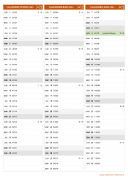 Calendrier pour les mois de Février à Avril 2021 portrait 2