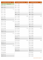 Calendrier pour les mois de Janvier à Mars 2021 portrait 2