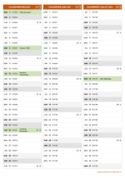 Calendrier pour les mois de Mai à Juillet 2021 portrait 2