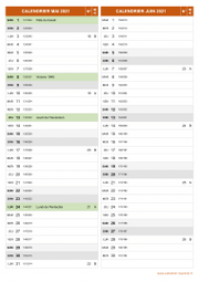 Calendrier pour les mois de Mai et Juin 2021 portrait 2