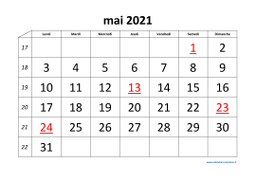 Calendrier mai 2021 modele 01